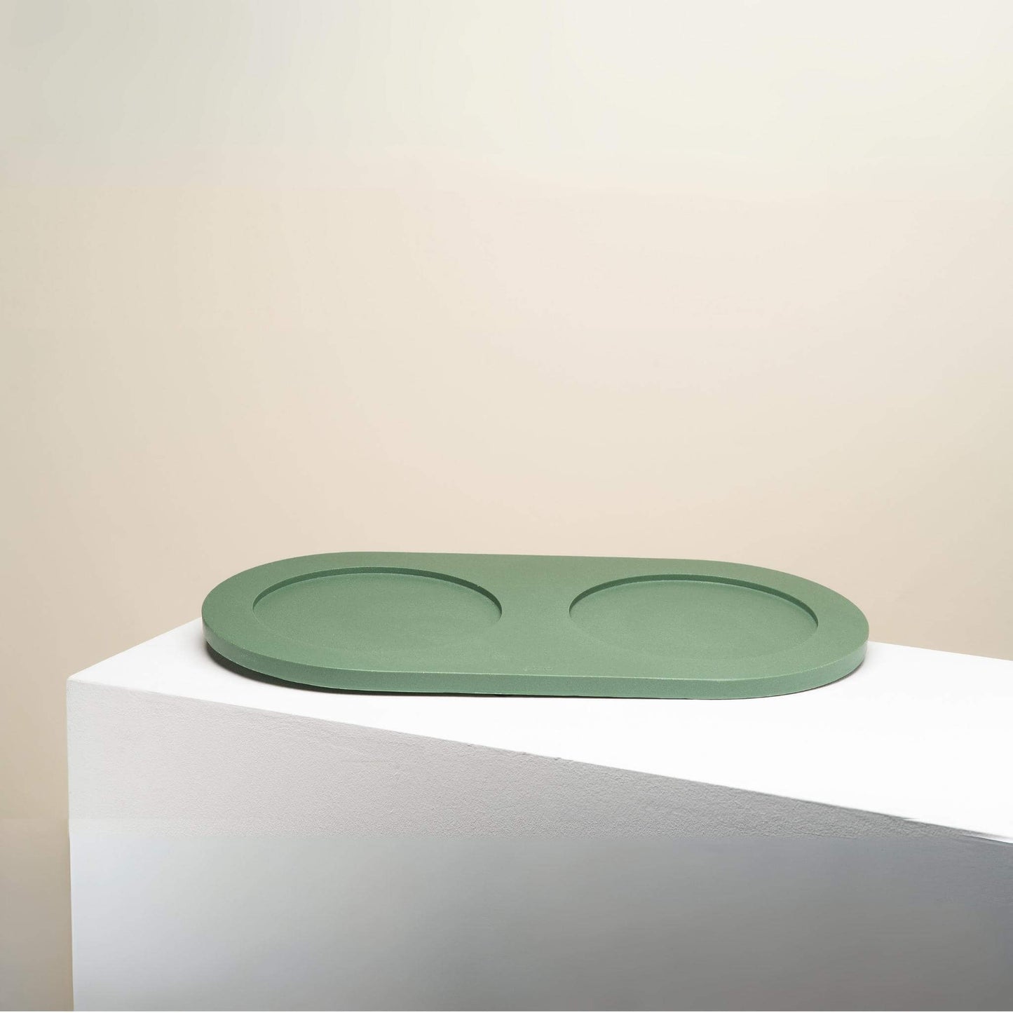 large duck green tray