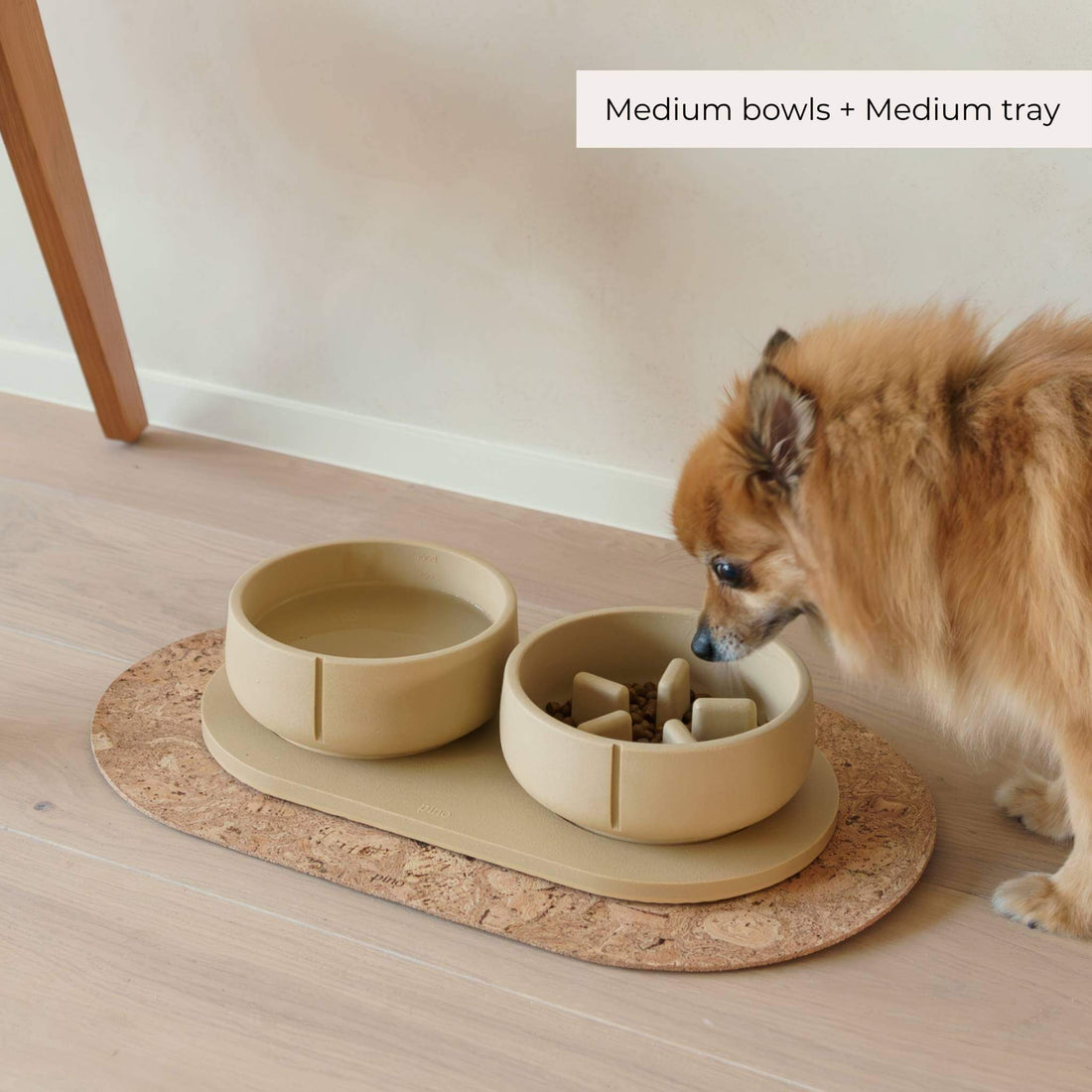Large Camel Brown tray