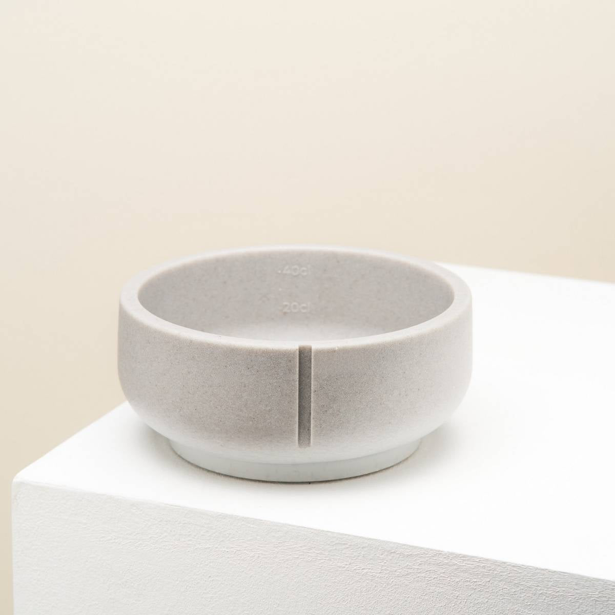 small classic feeder Dolphin Grey for dogs