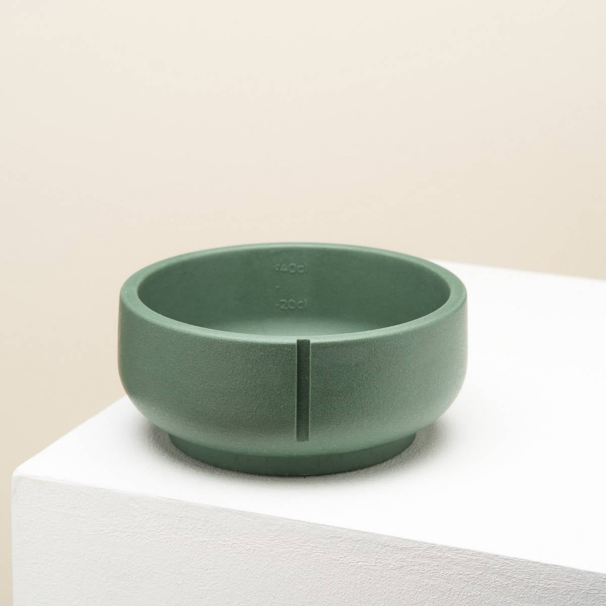 small classic feeder Duck Green for dogs