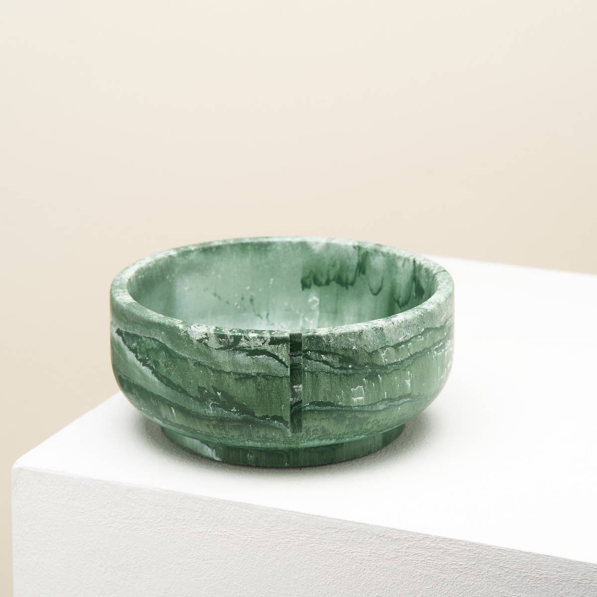 small classic feeder Duck Green marble for dogs
