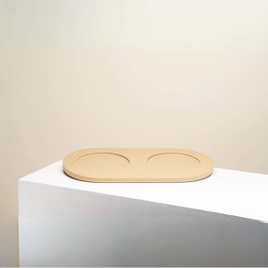 small/medium Camel Brown tray